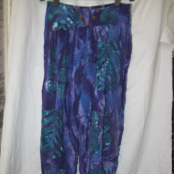 Silver Moon Creations Maui Hawaii Boho Style Pants - Picture 1 of 13